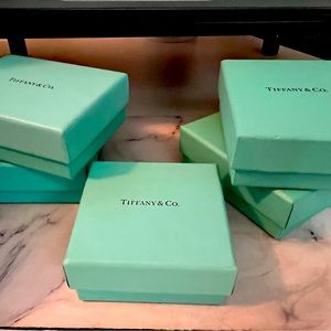 Original Tiffany boxes.